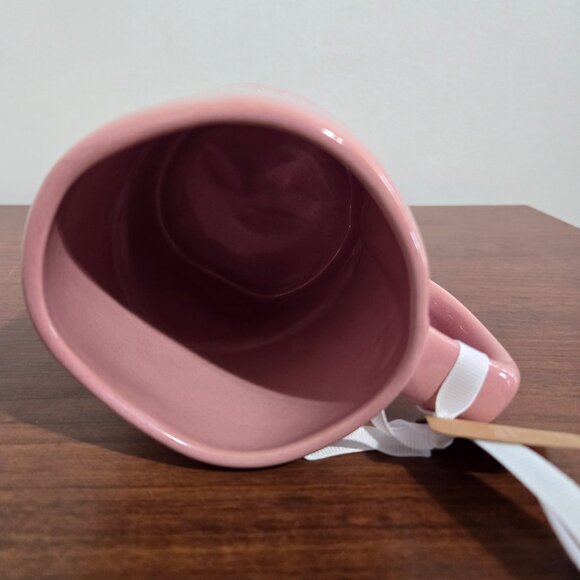 Disney Rae Dunn Winnie The Pooh Piglet Pink Design Coffee Mug Brand New With Tag - Picture 5 of 6
